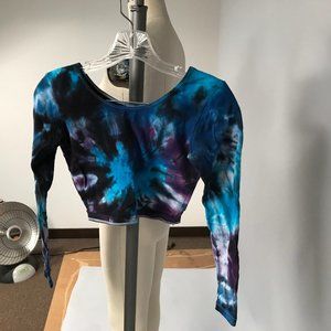 American Apparel Long Sleeve Cotton Crop Top